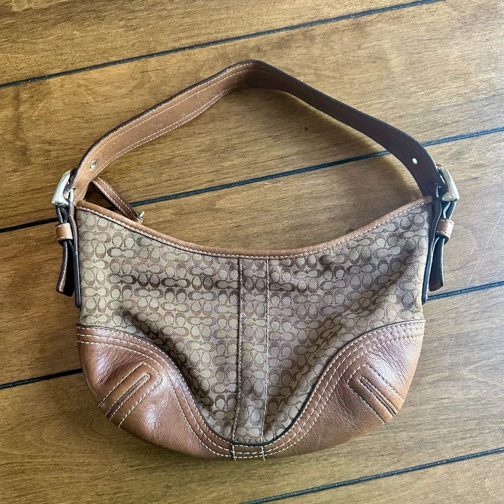 Vintage Coach Brown Mini Bag